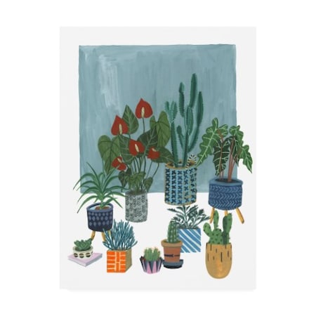 Melissa Wang 'A Portrait Of Plants I' Canvas Art,35x47
